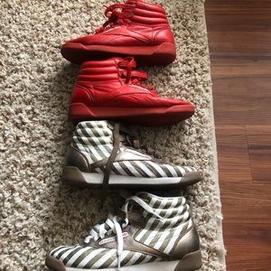 Reebok Freestyle Vintage High Top Sneakers